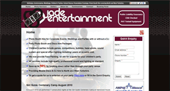 Desktop Screenshot of jadeentertainment.co.uk