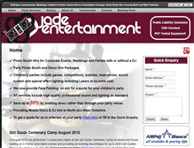 Tablet Screenshot of jadeentertainment.co.uk